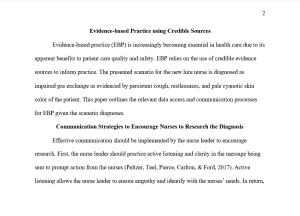 NURS FPX 4030 Assessment 1 Locating Credible Database and Research