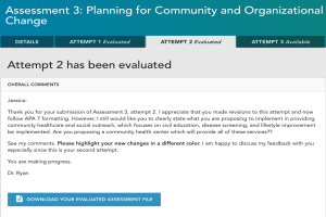 Assessment 3: Planning for Community and Organizational Change